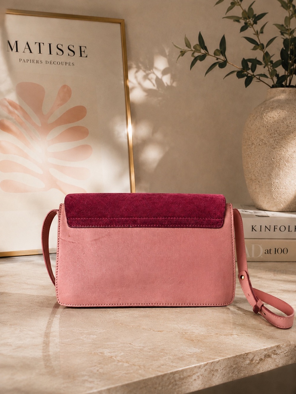 Chloé Small Faye Crossbody Bag – Pink & Plum - Picture 4 of 7
